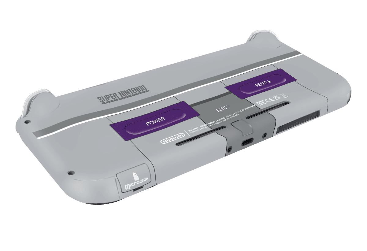 SNES Skin Nintendo Switch Lite Xonebrand
