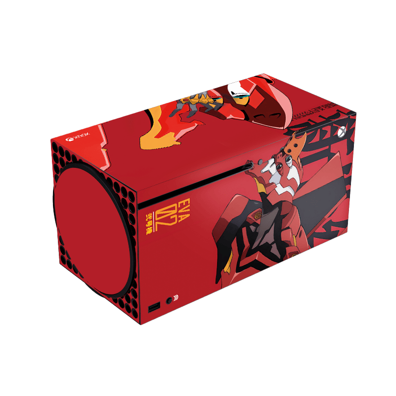 Evangelion EVA-02 Xbox Series X Skin Xonebrand