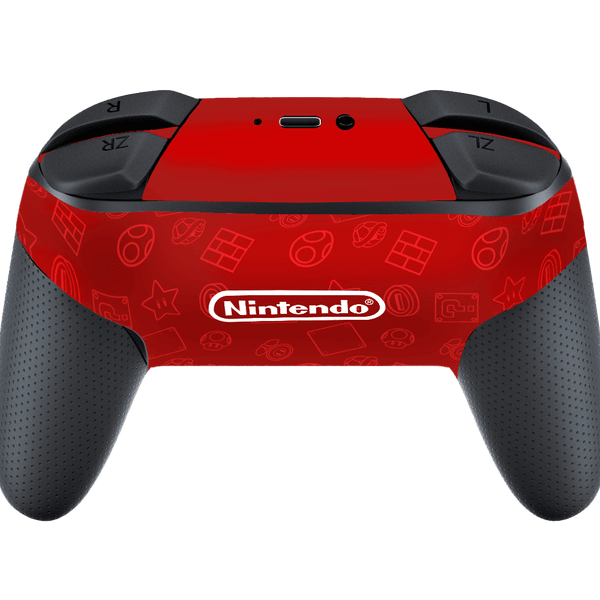 Mario Bros Icons Skin Nintendo Switch Pro Controller Xonebrand