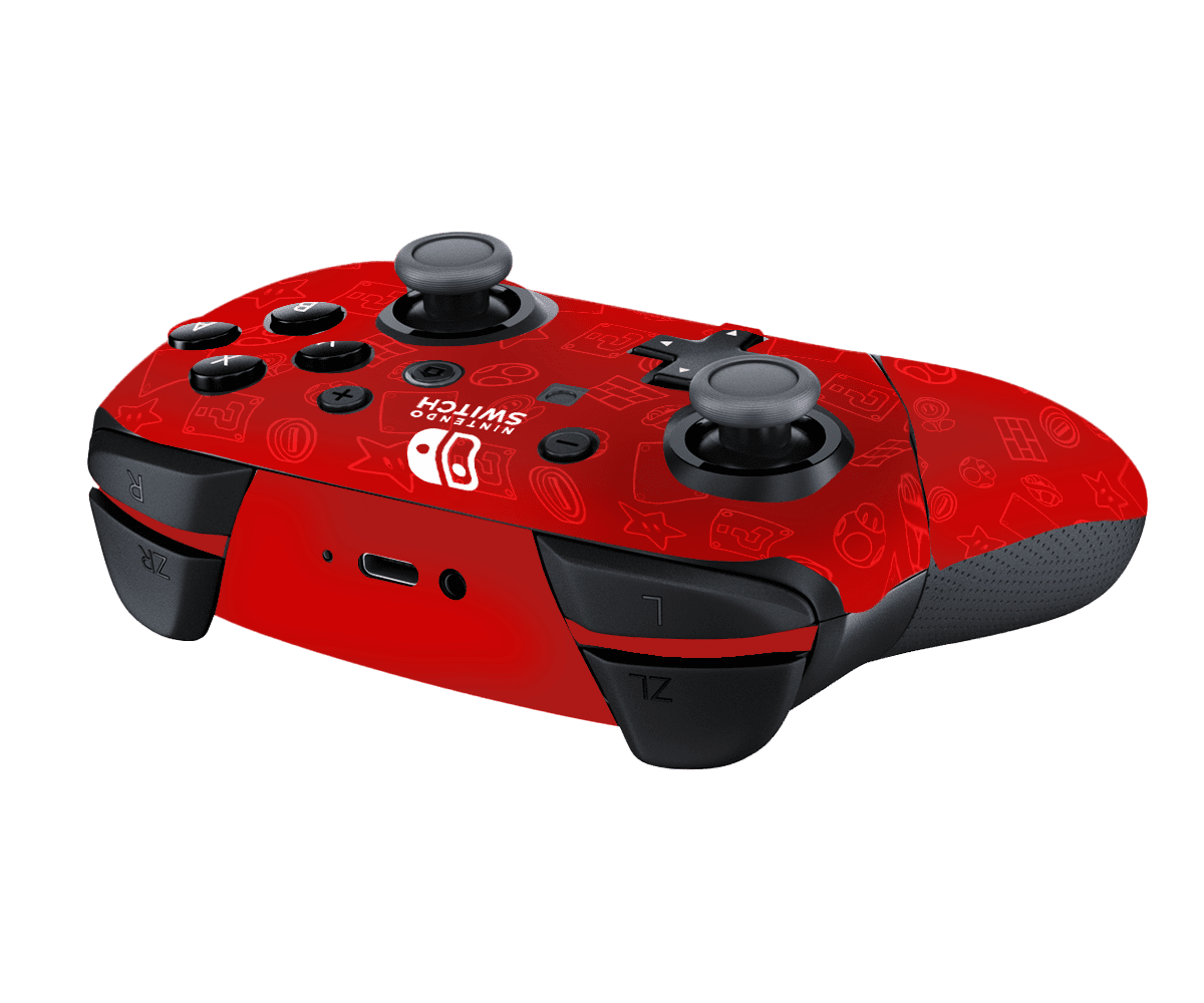 Mario Bros Icons Skin Nintendo Switch Pro Controller
