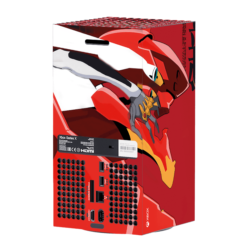 Evangelion EVA-02 Xbox Series X Skin Xonebrand