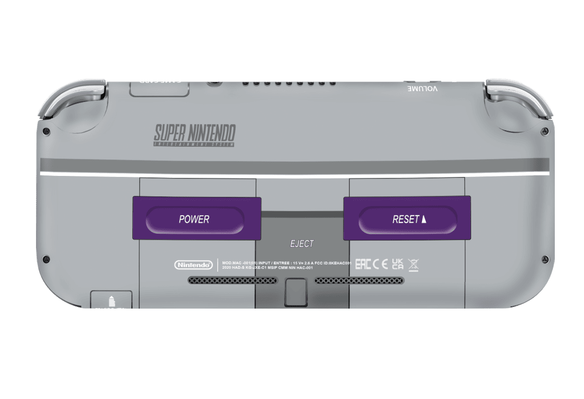 SNES Skin Nintendo Switch Lite Xonebrand