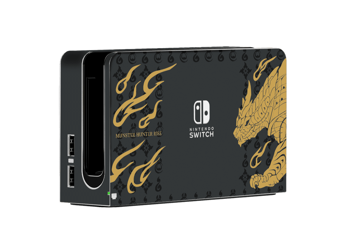 Monster Hunter Rise Skin Nintendo Switch OLED (2021)