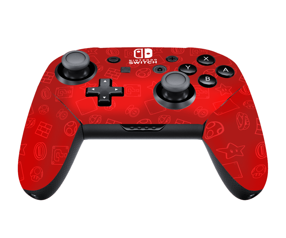 Super Mario Icon Nintendo Switch Pro Control Skin