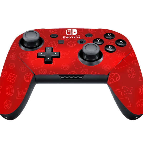 Mario Bros Icons Skin Nintendo Switch Pro Controller