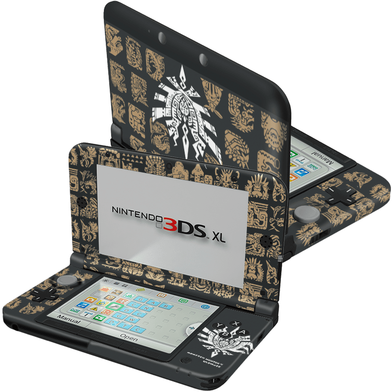 Monster Hunter Nintendo 3DS XL 2015 Skin