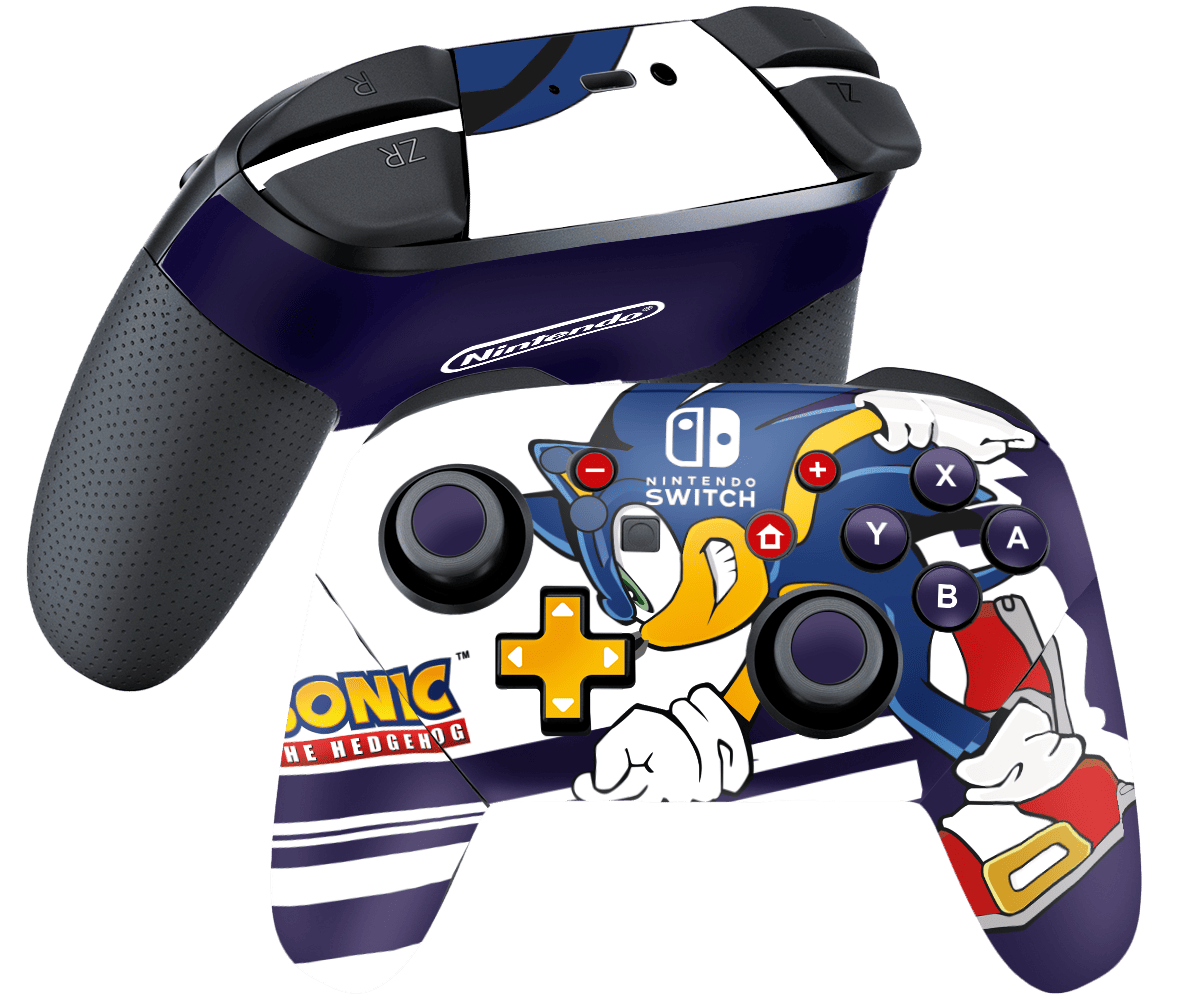 Sonic Skin Nintendo Switch Pro Controller Xonebrand