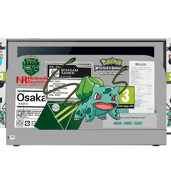 Pokemon Bulbasaur Skin Nintendo Switch 2 (2025)