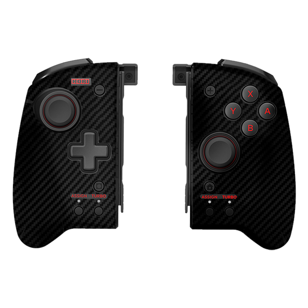 Black Carbon Fiber Skin Nintendo Switch Hori Controller