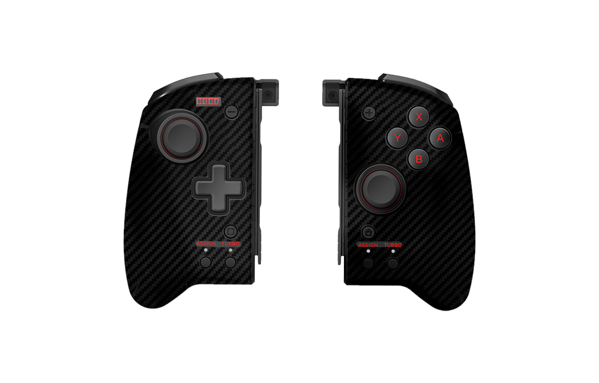 Black Carbon Fiber Skin Nintendo Switch Hori Controller