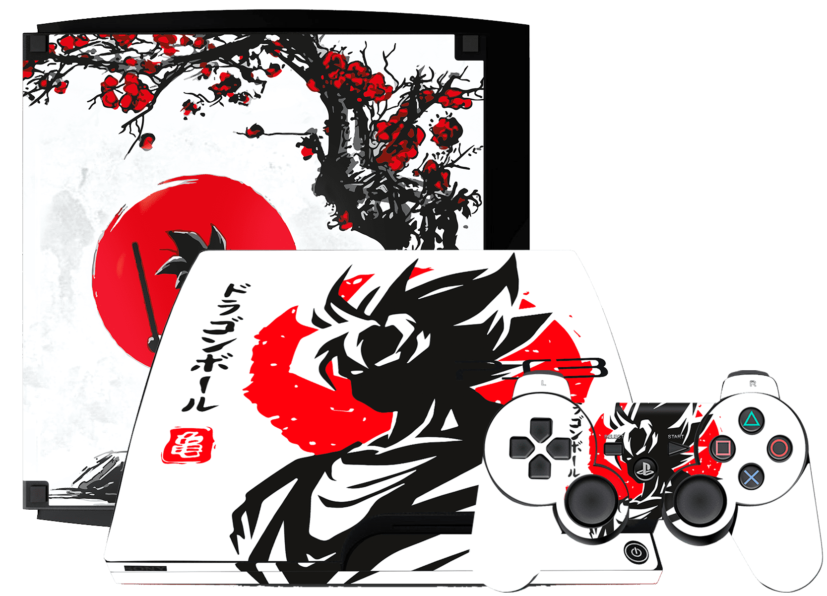 Dragon Ball Skin Playstation 3 Slim Xonebrand