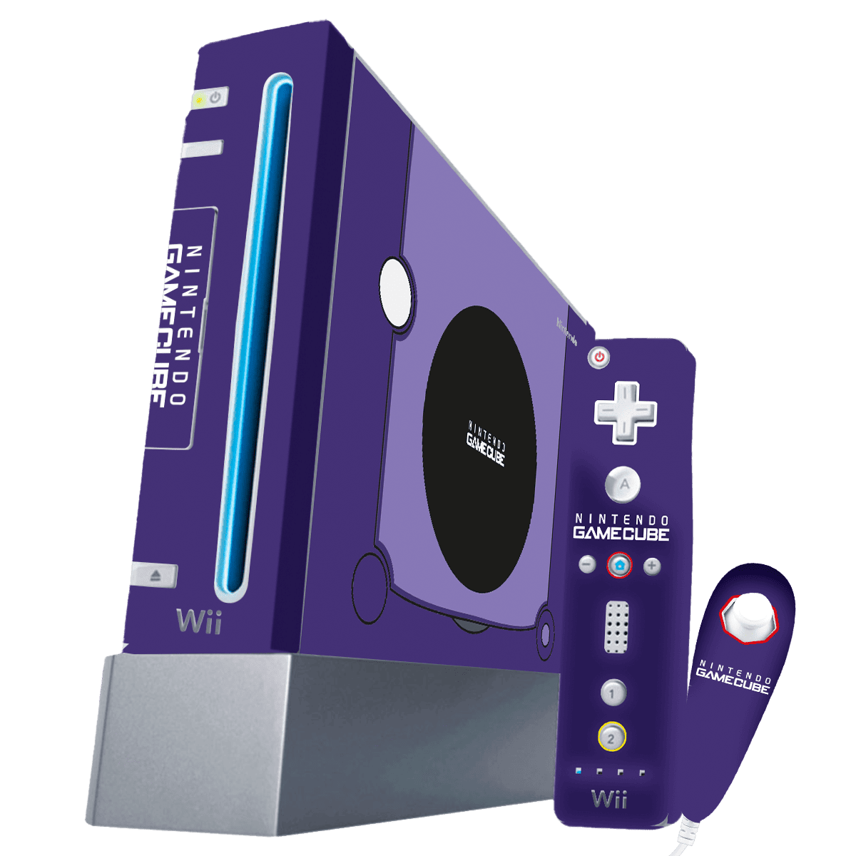 Game Cube Skin Nintendo Wii (2006) Xonebrand