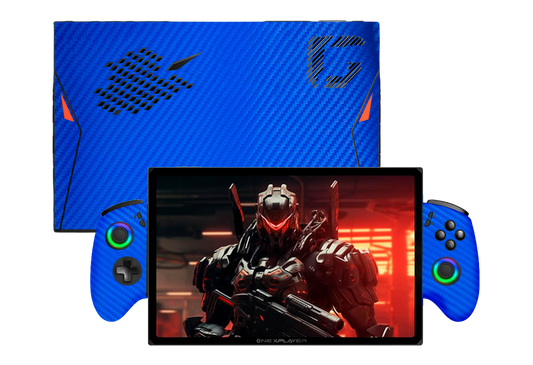 Fibra Carbono Celeste OneXPlayer X1 Skin