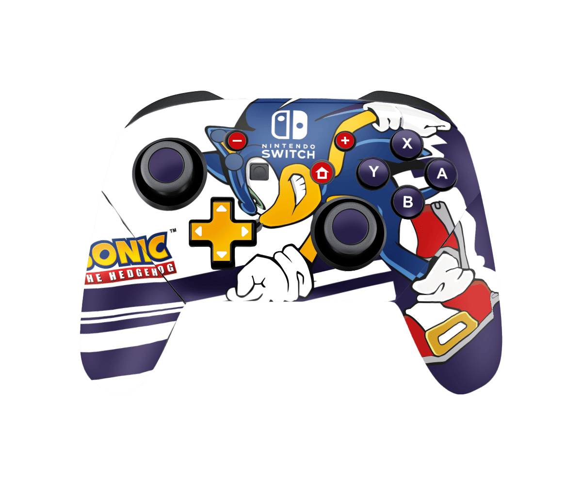 Sonic Skin Nintendo Switch Pro Controller Xonebrand