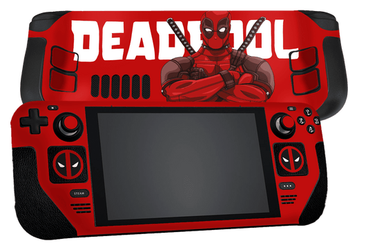 Deadpool Steam Deck Handheld Gaming Computer Skin