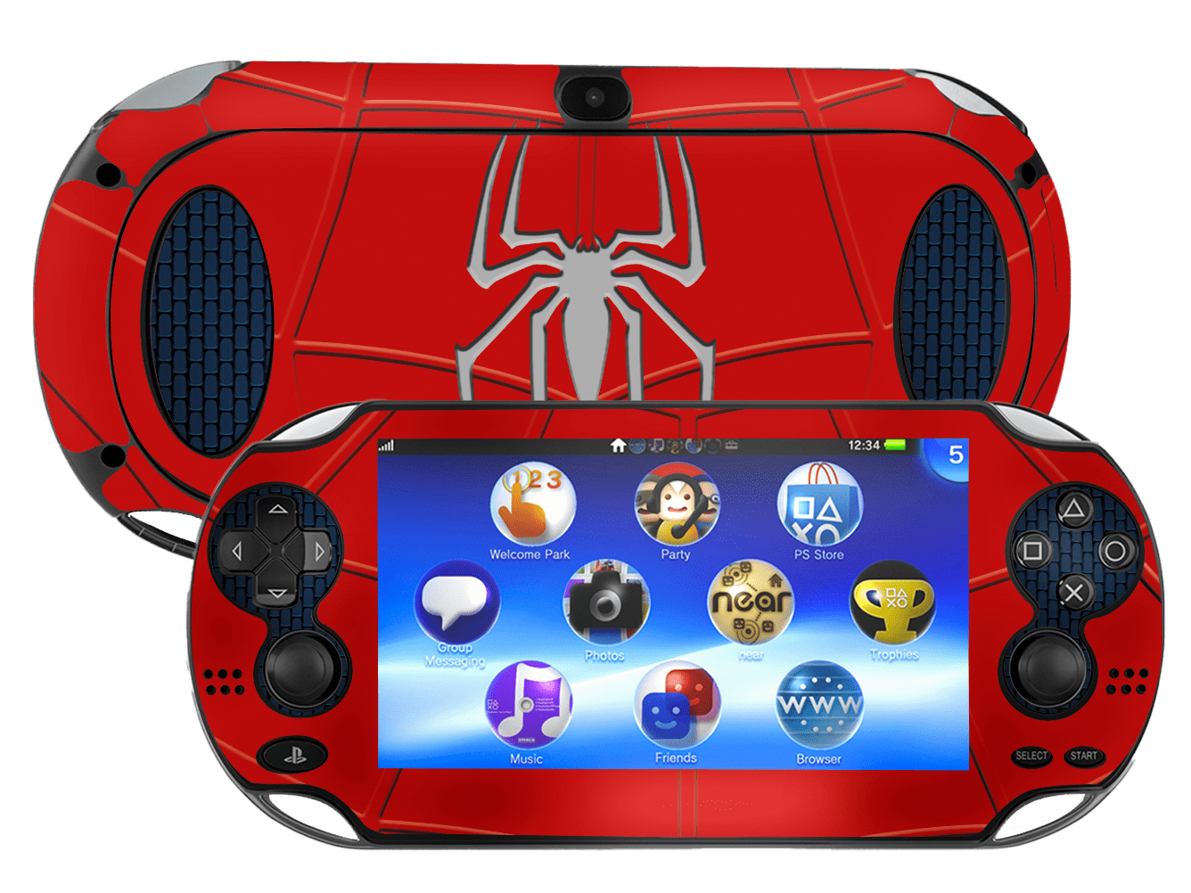 Spiderman Skin Playstation Portable PSVita Fat