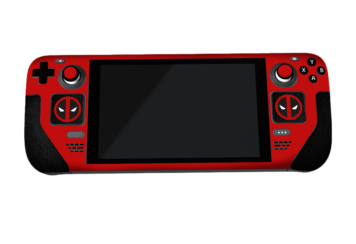 Deadpool Steam Deck Handheld Gaming Computer Skin