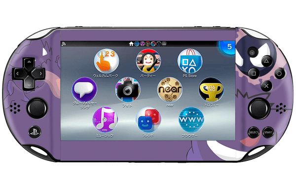 Pokemon Gengar Skin Playstation Portable PSVita Slim