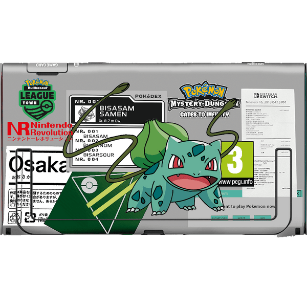 Pokemon Bulbasaur Skin Nintendo Switch 2 (2025) Xonebrand