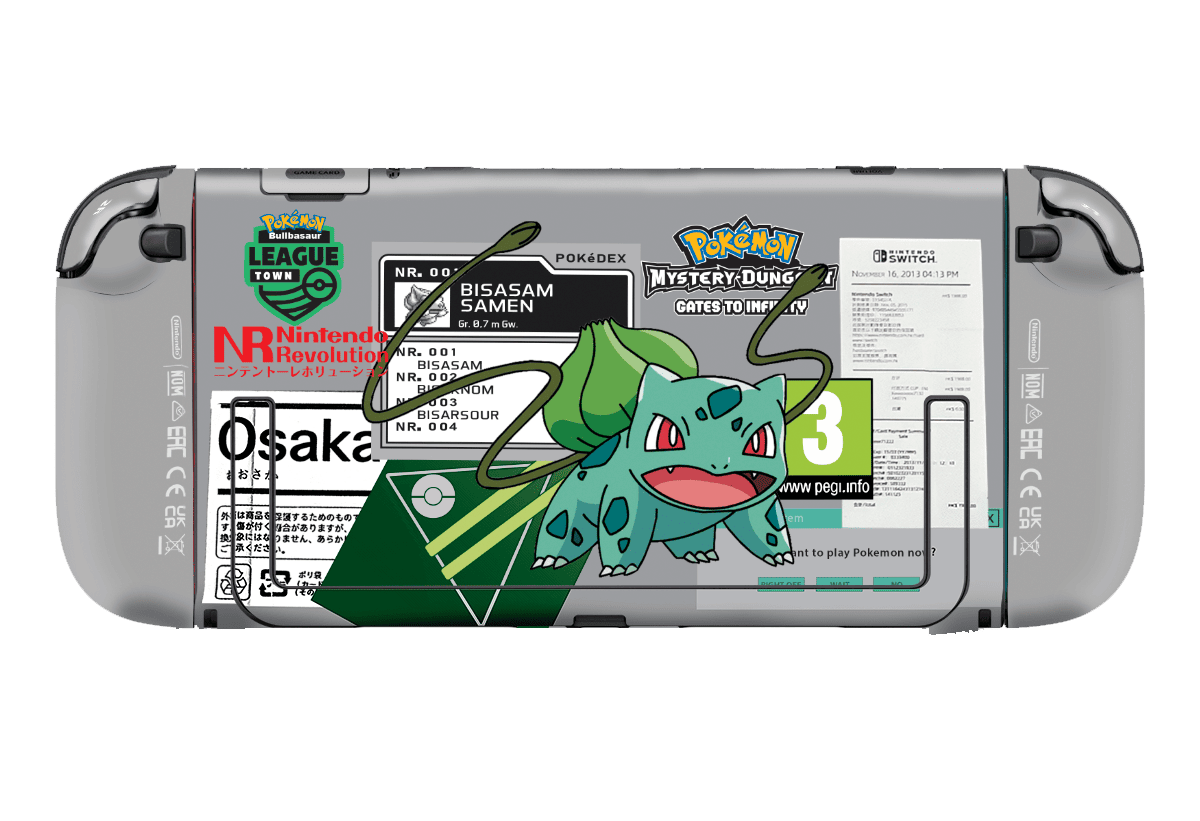 Pokemon Bulbasaur Skin Nintendo Switch 2 (2025)
