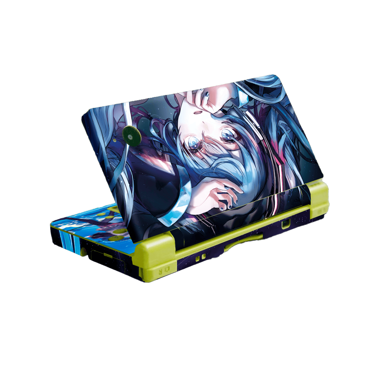Hatsune Miko Skin Nintendo DSi XL (2009) Xonebrand