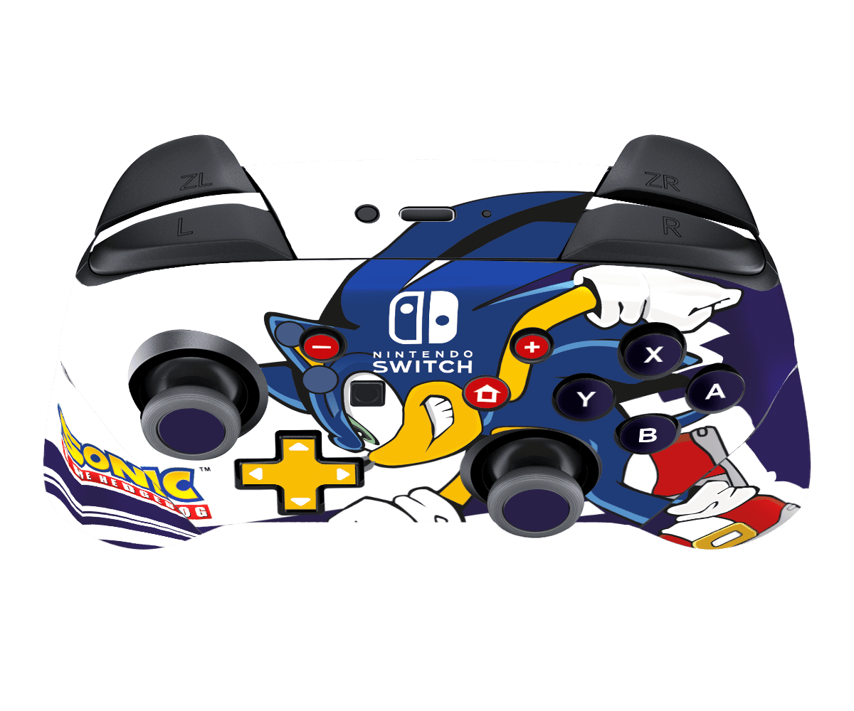 Sonic Skin Nintendo Switch Pro Controller Xonebrand