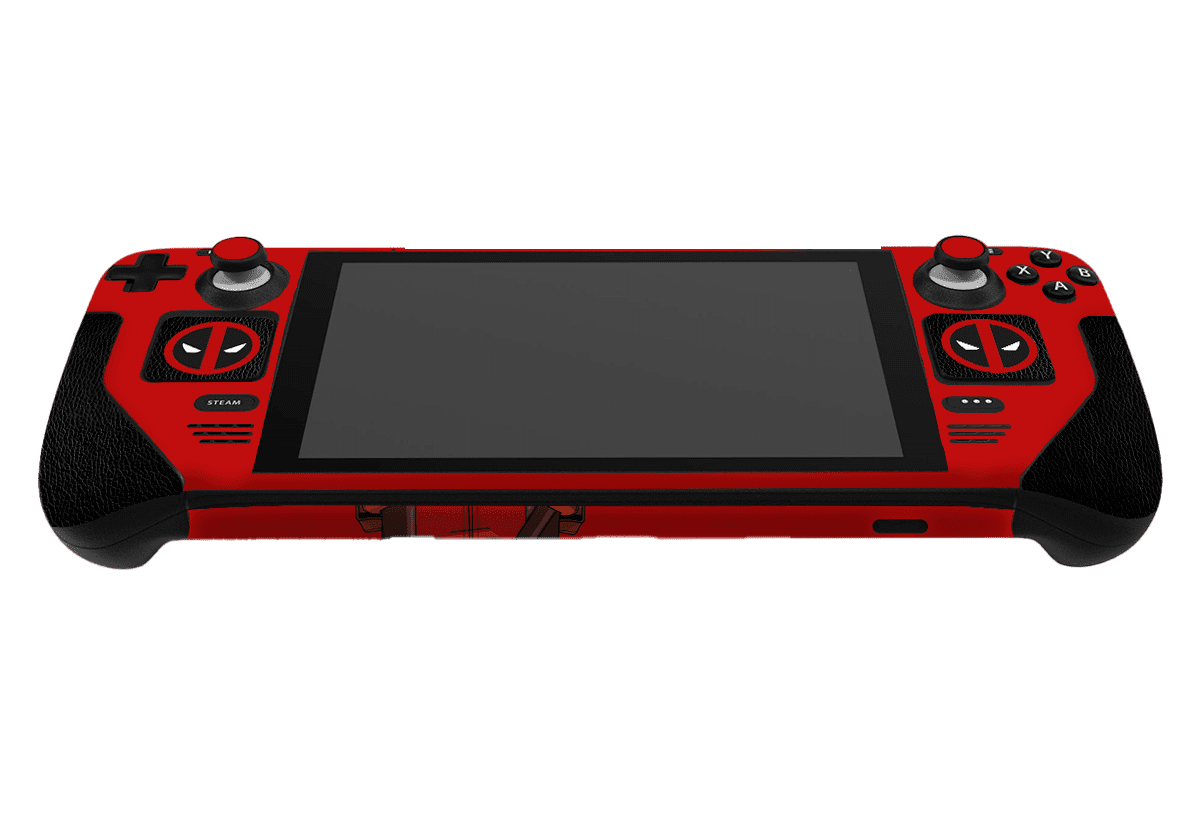 Deadpool Steam Deck Handheld Gaming Computer Skin