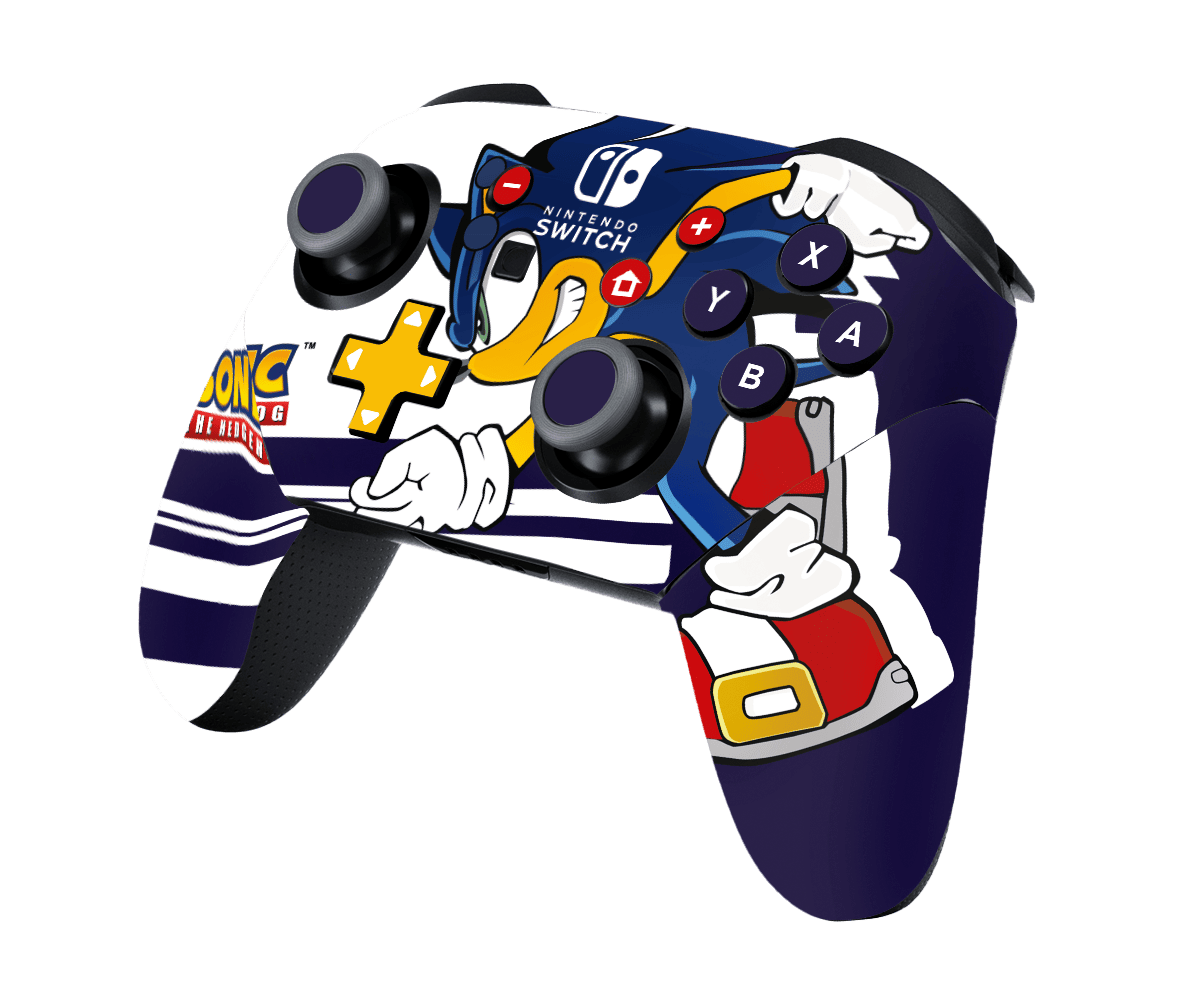 Sonic Skin Nintendo Switch Pro Controller Xonebrand