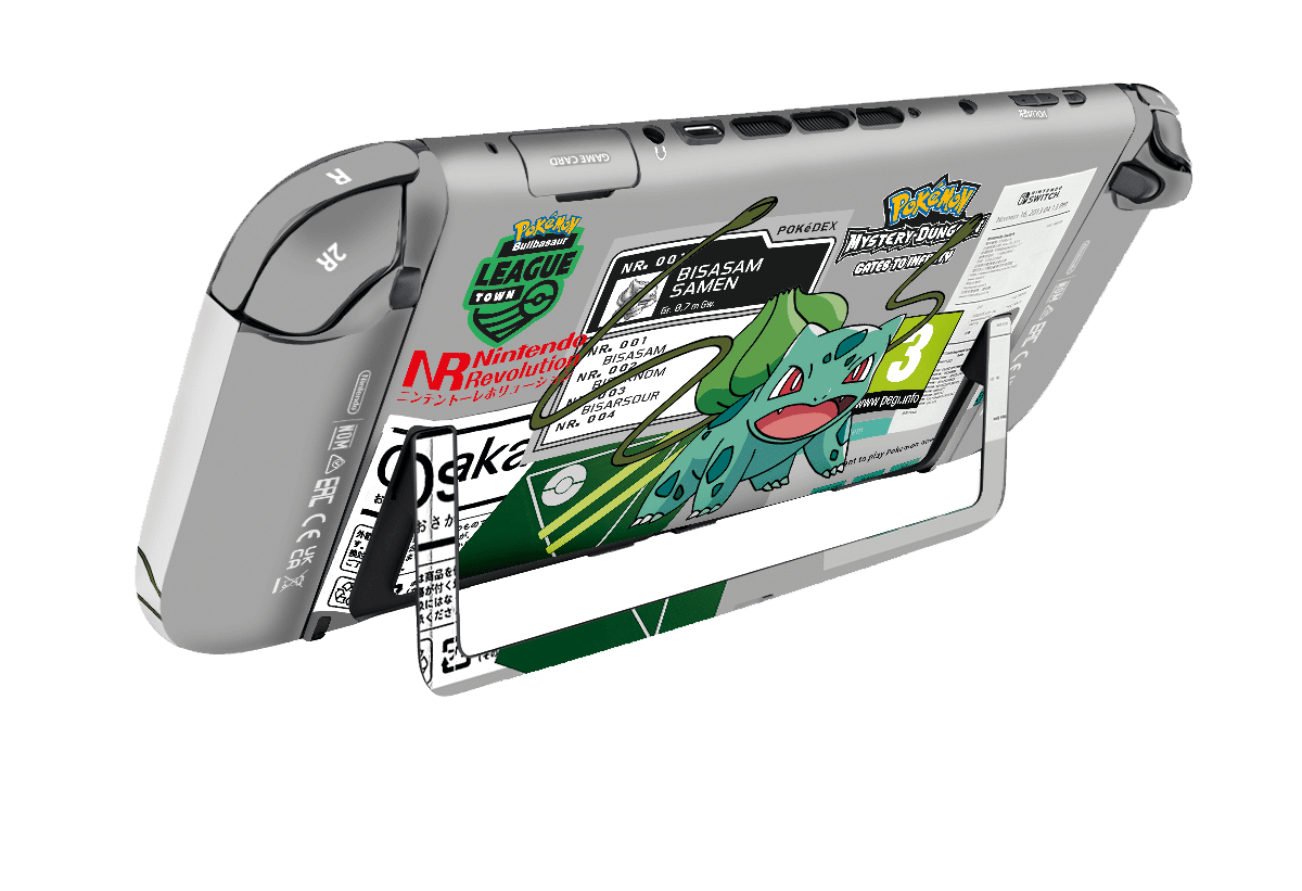 Pokemon Bulbasaur Skin Nintendo Switch 2 (2025) Xonebrand