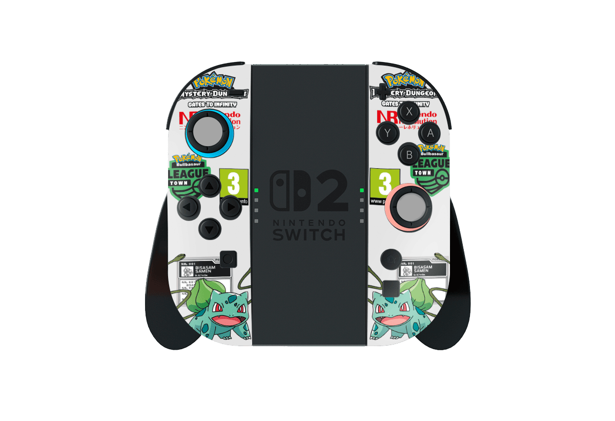 Pokemon Bulbasaur Skin Nintendo Switch 2 (2025)
