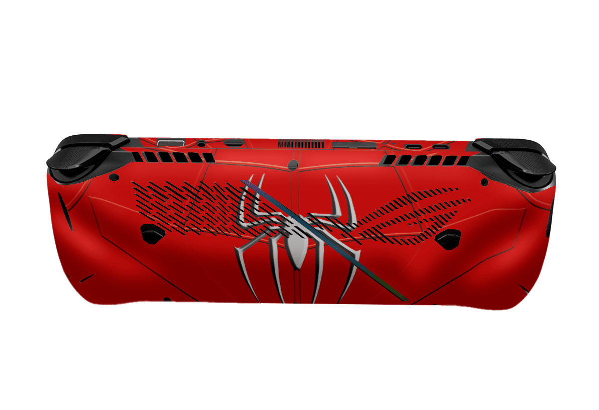 Spider-Man Asus Rog Ally X Handheld Gaming Computer Skin