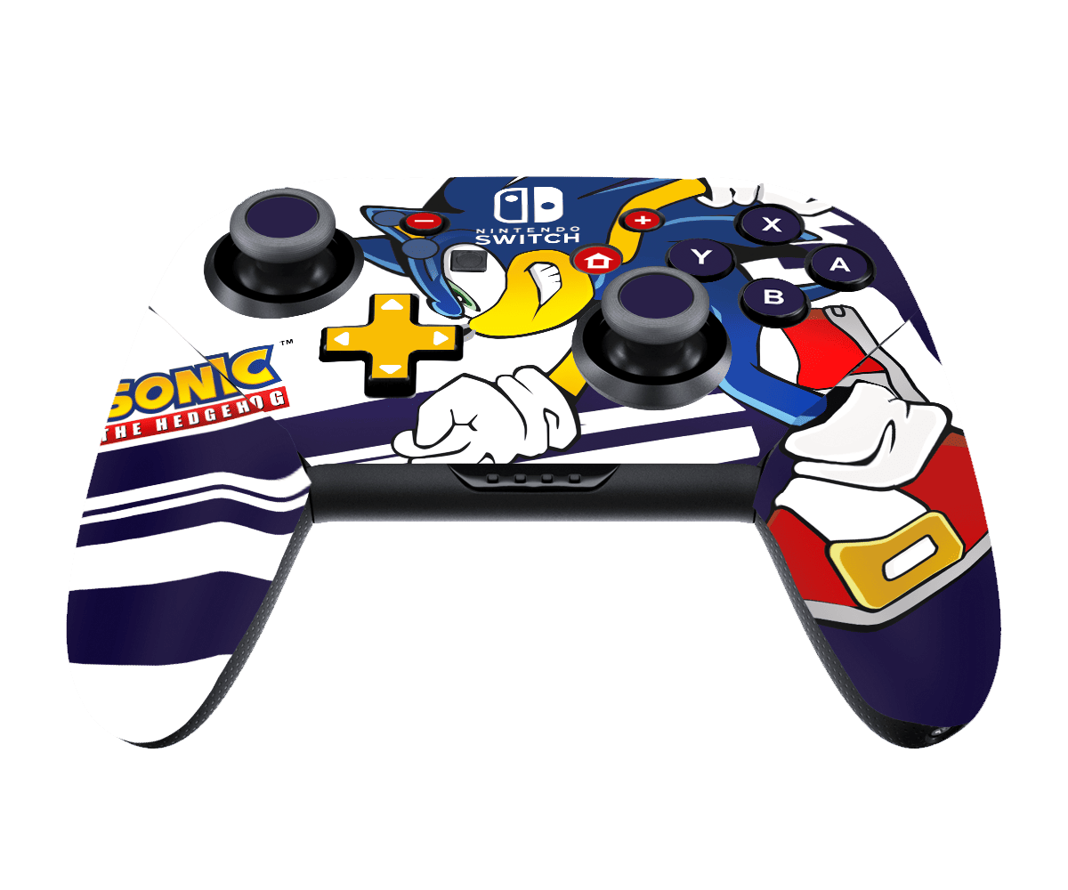 Sonic Skin Nintendo Switch Pro Controller Xonebrand