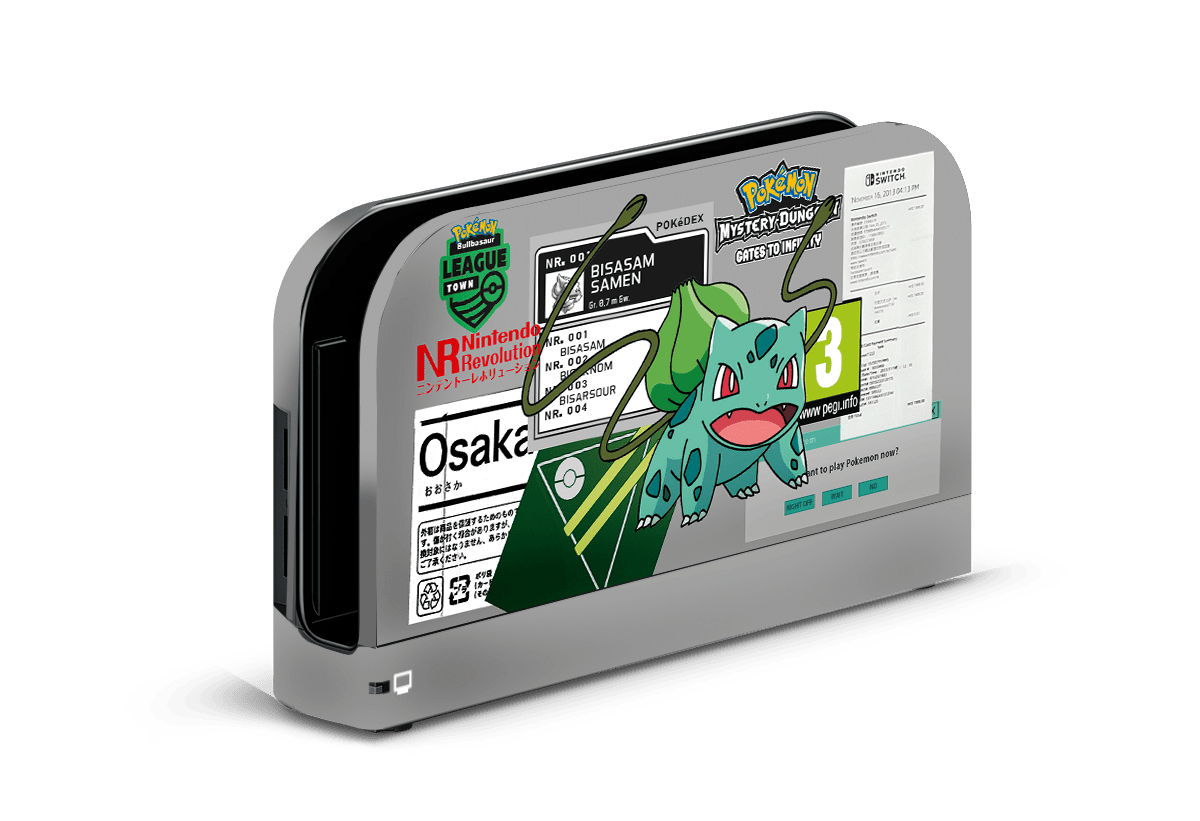 Pokemon Bulbasaur Skin Nintendo Switch 2 (2025)