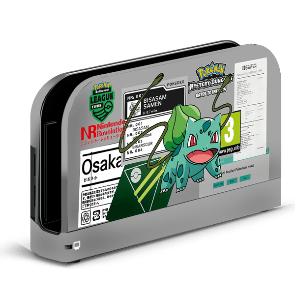 Pokemon Bulbasaur Skin Nintendo Switch 2 (2025) Xonebrand