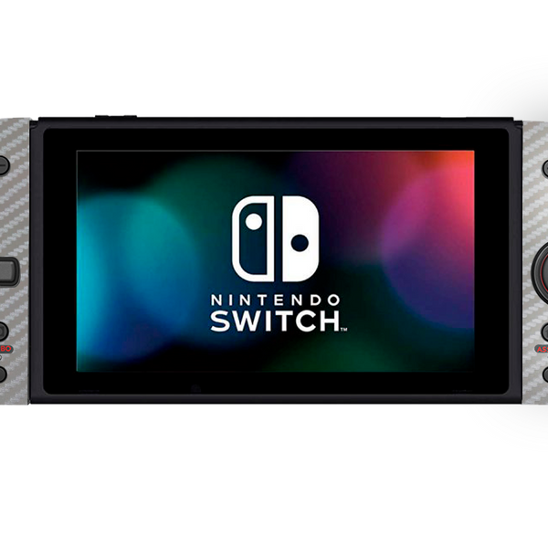 Carbon Fiber Gray Skin Nintendo Switch Hori Controller