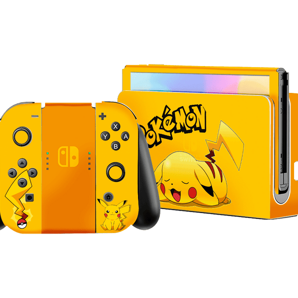 Pokemon Pikachu Skin Nintendo Switch OLED (2021)