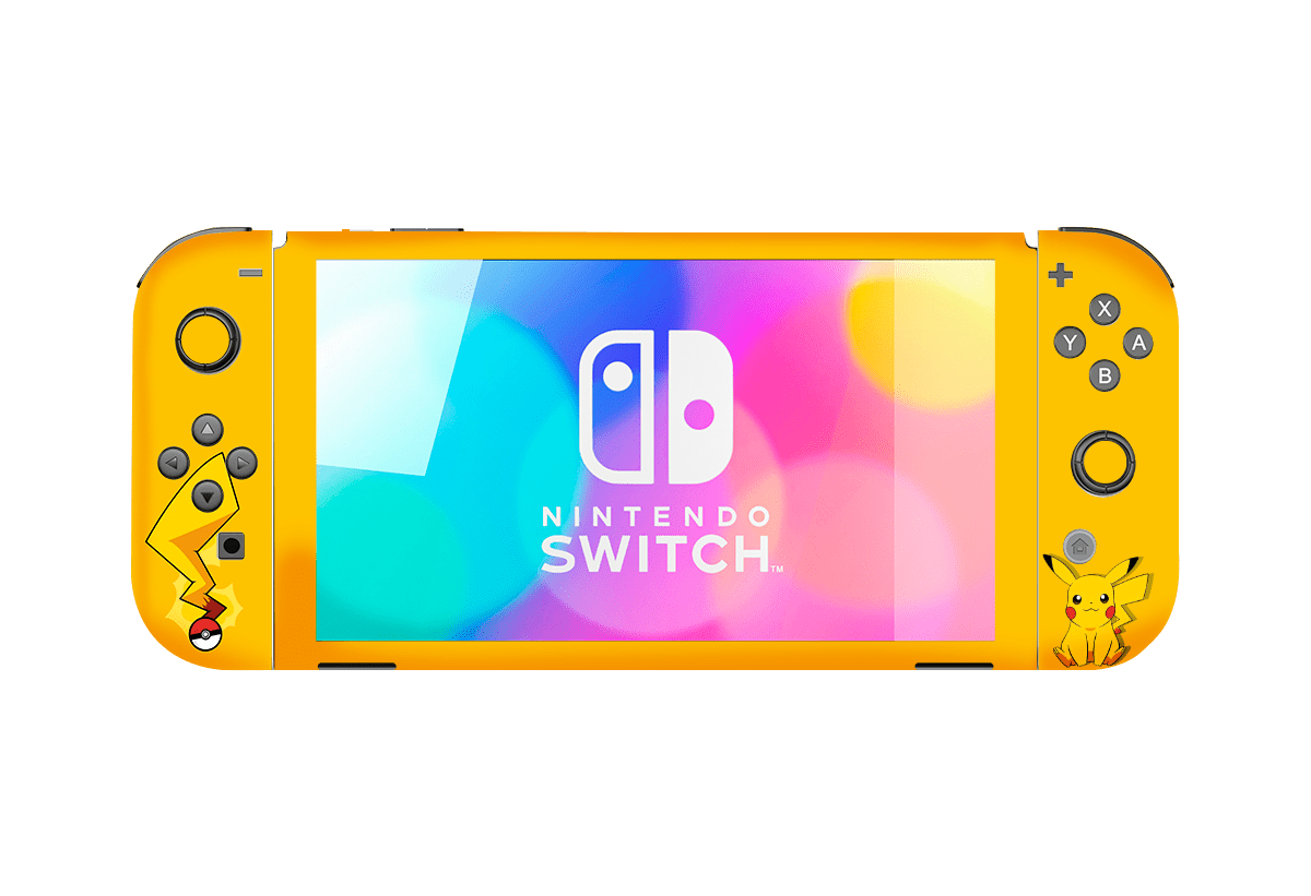 Pokemon Pikachu Skin Nintendo Switch OLED (2021) Xonebrand