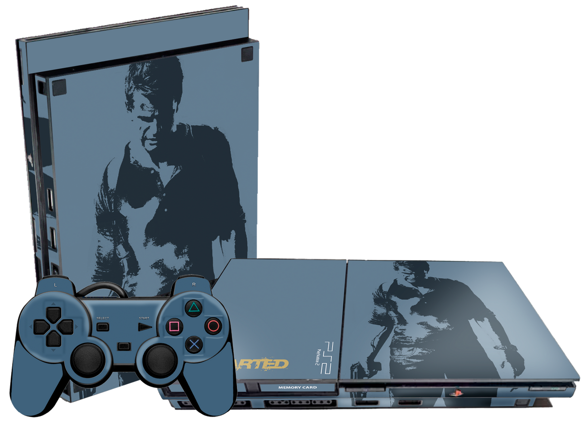 Uncharted Skin Playstation 2 Slim Xonebrand