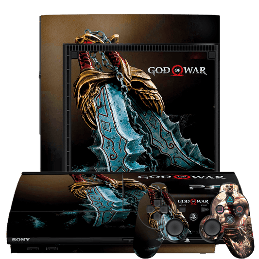 God of War Skin Playstation 3 Super Slim