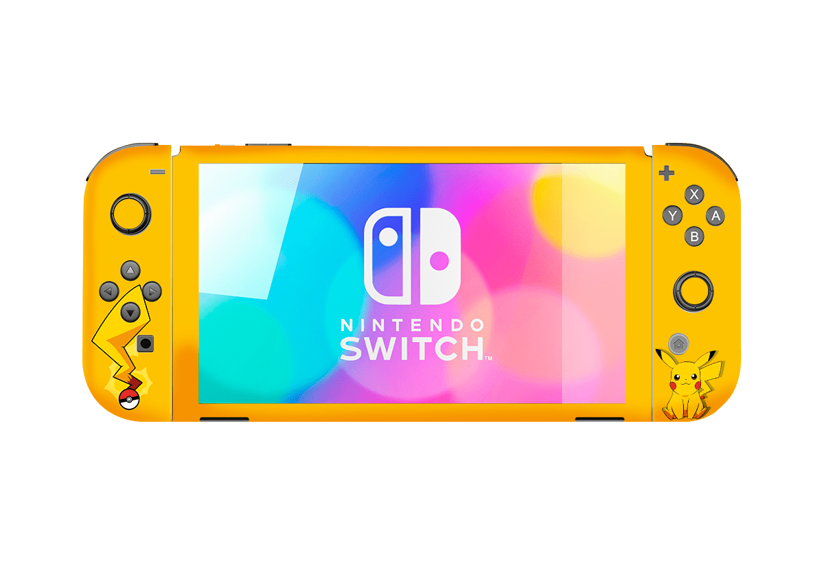 Pokémon Pikachu Nintendo Switch Oled (2021) Skin