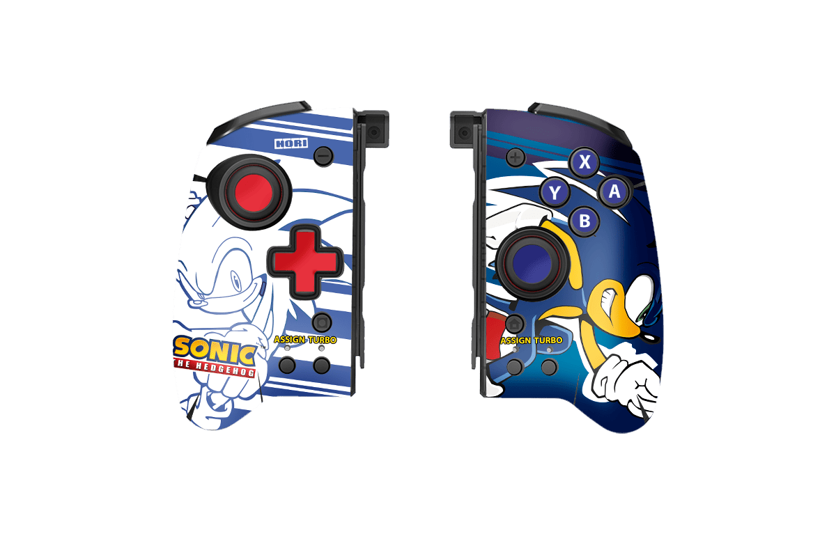 Sonic Nintendo Switch Hori Split Pad Pro Skin Xonebrand