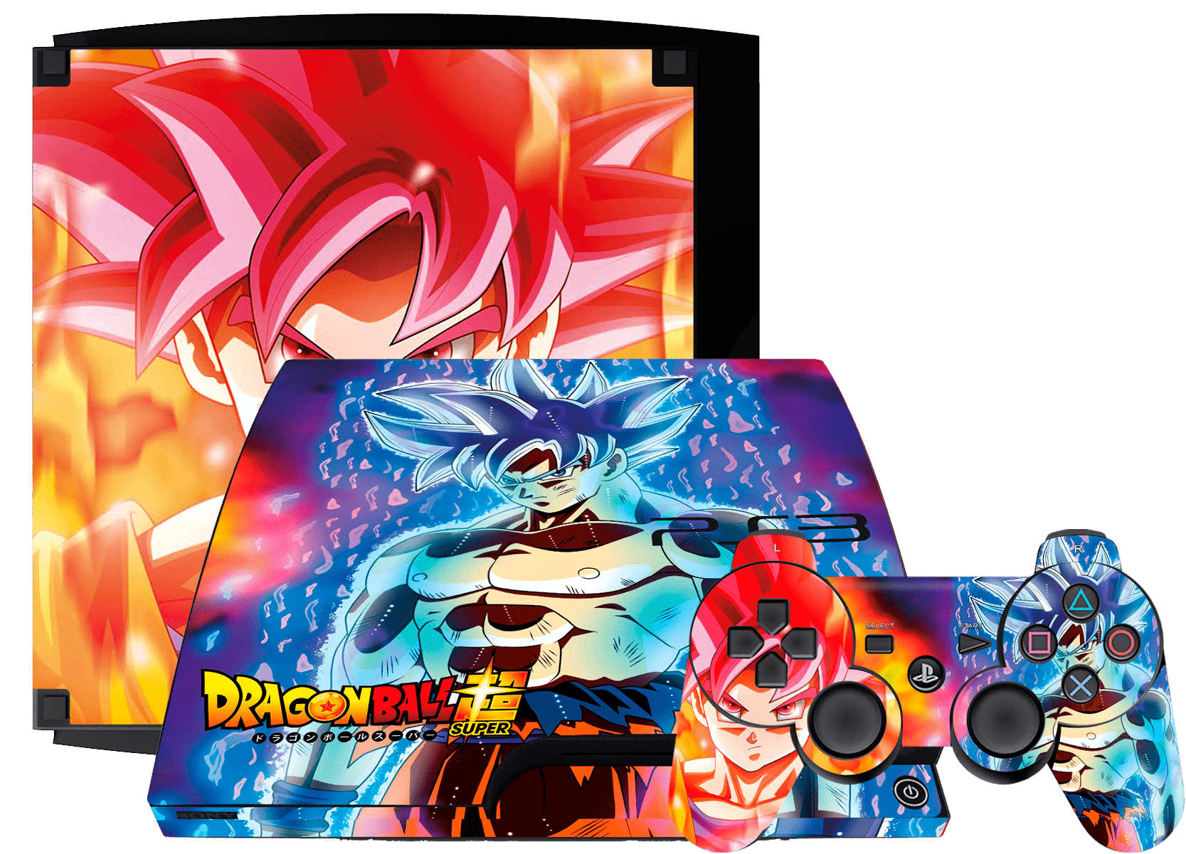 Dragon Ball Goku Super Skin Playstation 3 Slim Xonebrand
