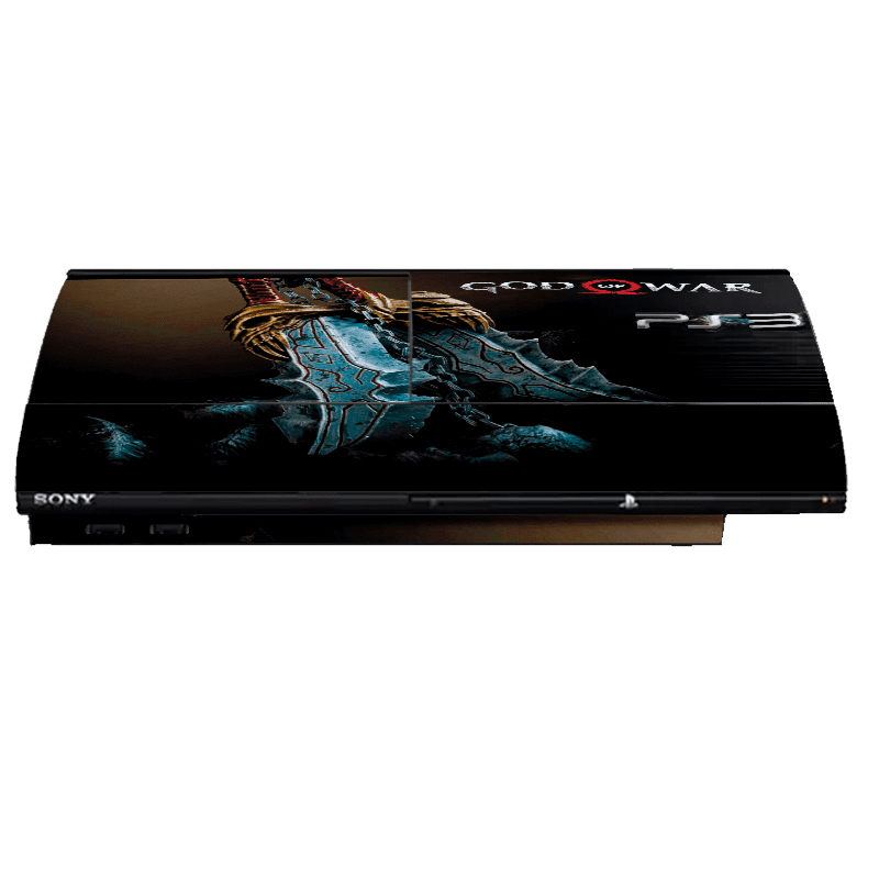 God of War Skin Playstation 3 Super Slim Xonebrand