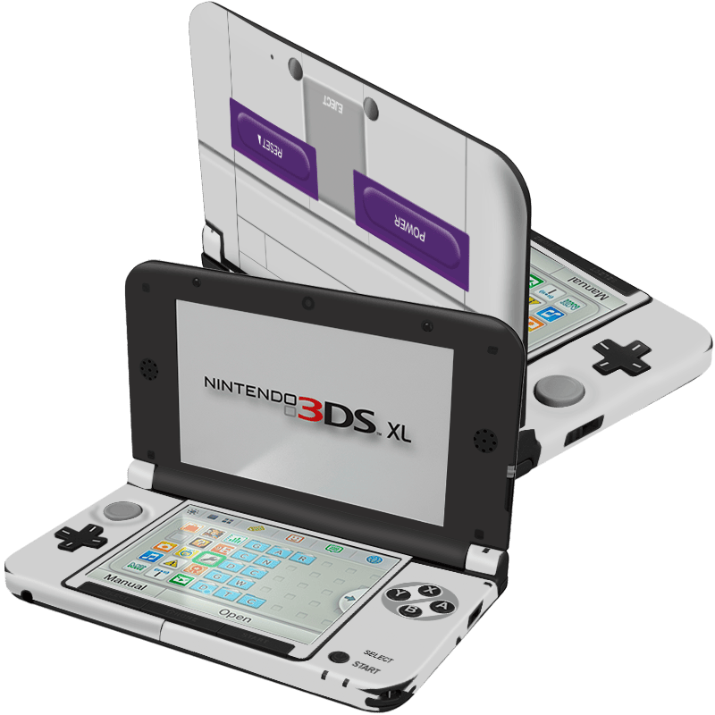 SNES Skin Nintendo 3Ds XL (2012)
