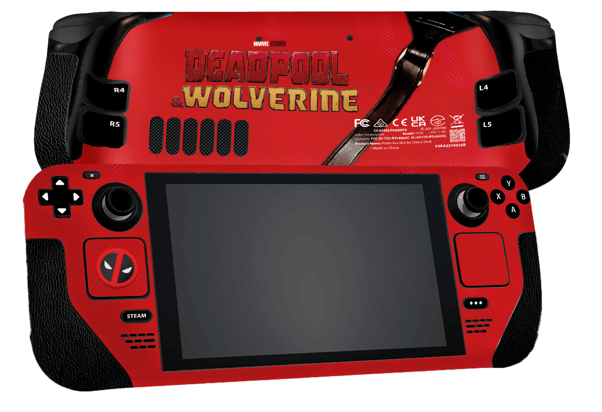 Deadpool vs Wolverine Steam Deck Skin Xonebrand