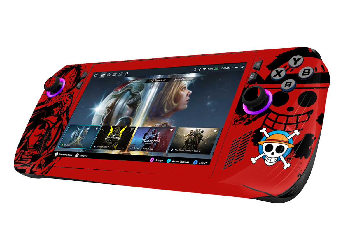 One Piece Asus Rog Ally X Handheld Gaming Computer Skin