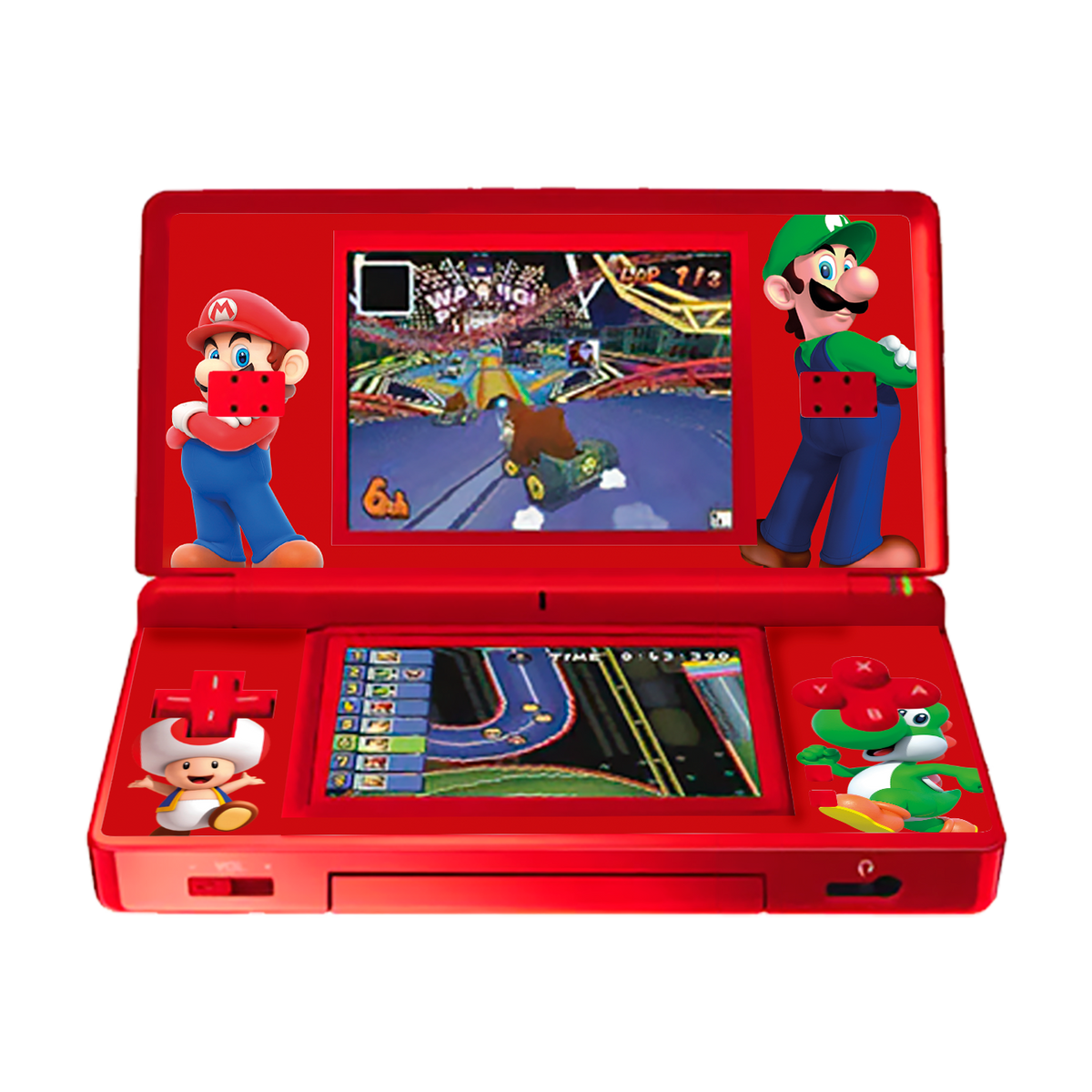 Mario Bros Skin Nintendo DS Lite Xonebrand