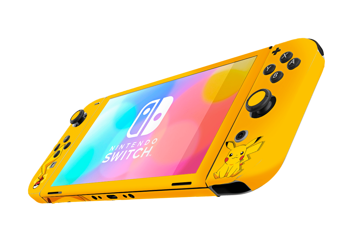 Pokémon Pikachu Nintendo Switch Oled (2021) Skin