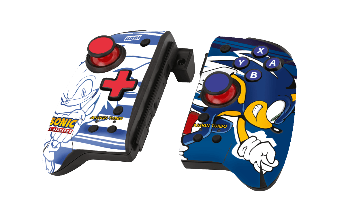 Sonic Nintendo Switch Hori Split Pad Pro Skin Xonebrand