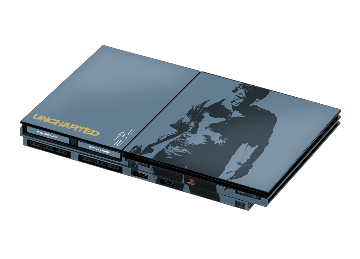 Uncharted Skin Playstation 2 Slim Xonebrand